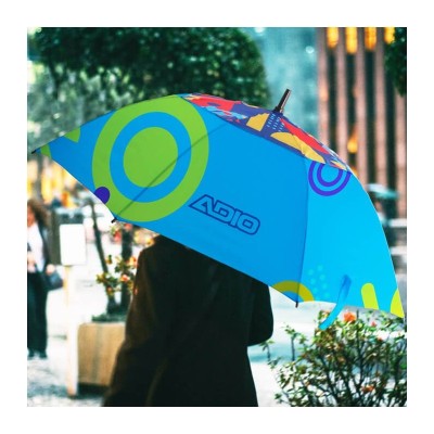 Custom Made Umbrellas  - Full Colour Sports Umbrella