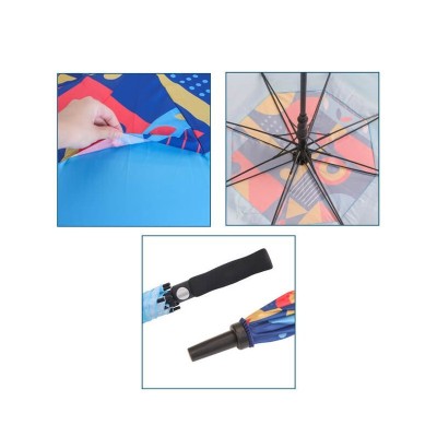 Custom Made Umbrellas  - Full Colour Sports Umbrella