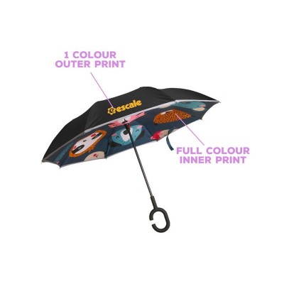 Custom Made Umbrellas  - Childrens Reversible Folding Umbrella