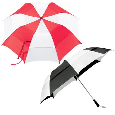 Folding Compact Umbrellas  - Vented Folding Umbrella