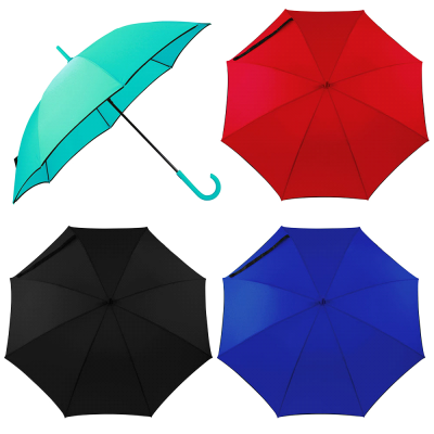 Windproof Golf Umbrellas  - Auto Open Colorized Fashion Umbrella