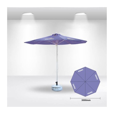 Market Umbrellas  - 3x3m Round Commercial Market Umbrella