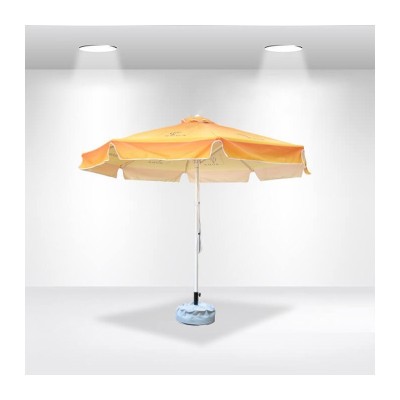 Market Umbrellas  - 3x3m Round Market Umbrellas With Valances