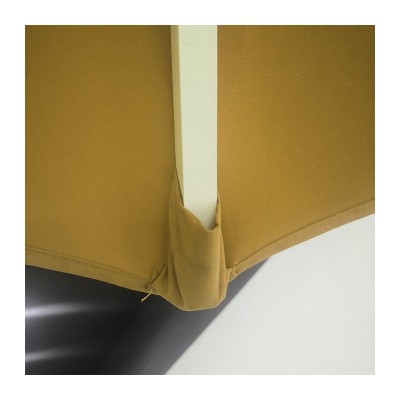Market Umbrellas  - 3x3m Round Market Umbrellas With Valances