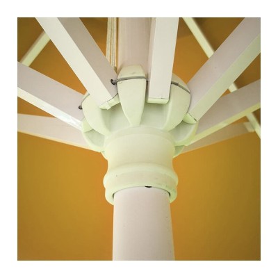 Market Umbrellas  - 3x3m Round Market Umbrellas With Valances