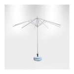 Market Umbrellas  - 3x3m Square Commercial Market Umbrella - With Valance