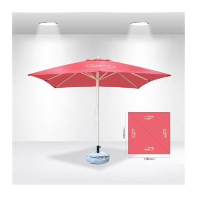 Market Umbrellas  - 3x3m Square Market Umbrellas