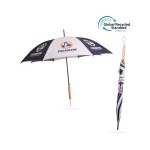 Custom Made Umbrellas  - Custom Made RPET Umbrella with Straight Handle