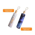 Custom Made Umbrellas  - Custom Made Triple folding RPET umbrella