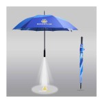 Custom Made Umbrellas  - Deluxe Eight-Panel Umbrella with Projector Lamp(27)