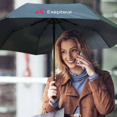 Folding Compact Umbrellas  - Economist Folding Umbrella