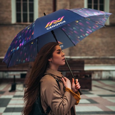 Windproof Golf Umbrellas  - Full Colour Printed Umbrella