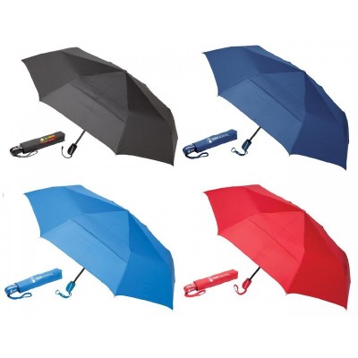 Folding Compact Umbrellas  - Genie Auto Open/Close Umbrella