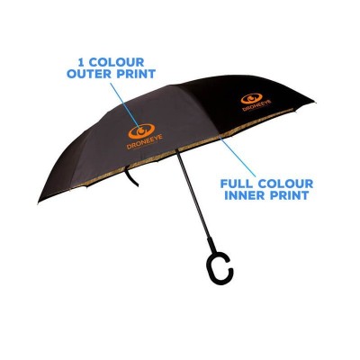 Custom Made Umbrellas  - Reversible Folding Umbrella