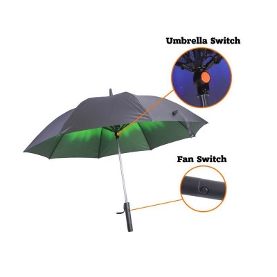 Custom Made Umbrellas  - Sport Umbrella with Fan