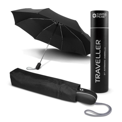 Folding Compact Umbrellas  - Swiss Peak Traveller Umbrella