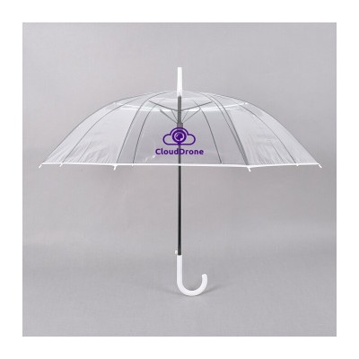 Custom Made Umbrellas  - Transparent Eight-Panel Umbrella