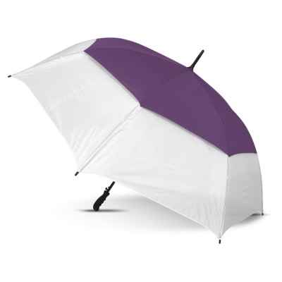 Windproof Golf Umbrellas  - Trident Sports Umbrella - White Panels