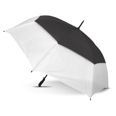 Windproof Golf Umbrellas  - Trident Sports Umbrella - White Panels