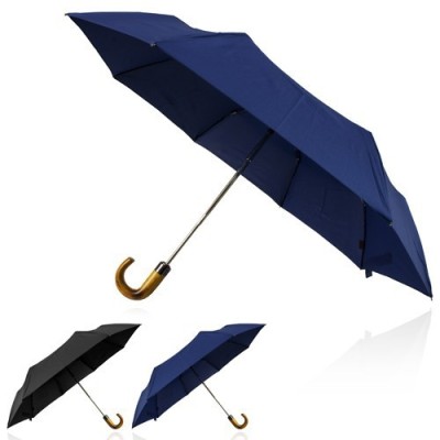 Curved Handle Corporate Umbrellas  - Shelta 52cm Auto Open Umbrella