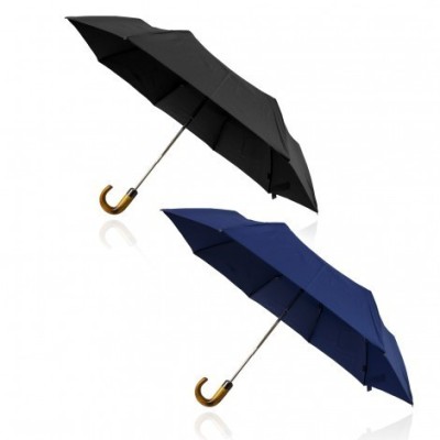 Curved Handle Corporate Umbrellas  - Shelta 52cm Auto Open Umbrella